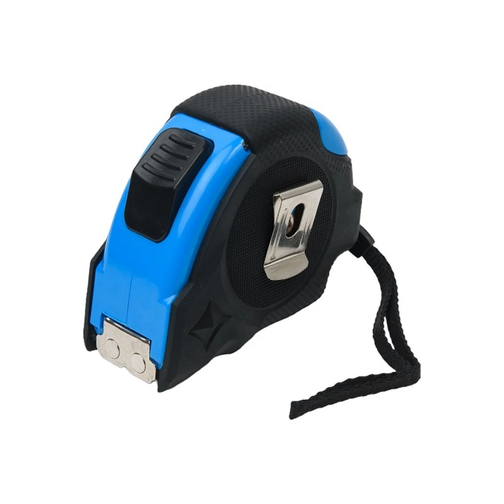 Рулетка 10 м 25 мм обрезиненный корпус, автостоп VERTEXTOOLS