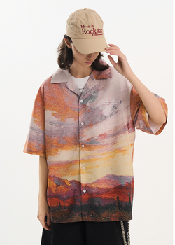 Рубашка HARSHandCRUEL "Great Sunset" Short Sleeve Shirt