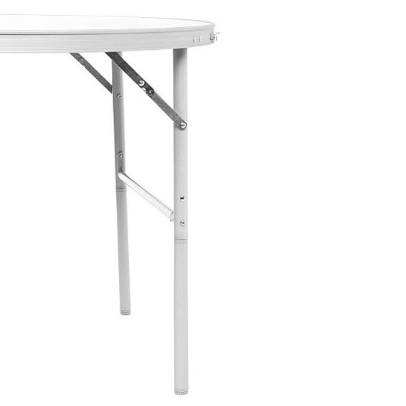 Стол складной овальный 120x90 (АЛЮМИНИЙ) без чехла (T-21407M-A-1) Helios (пр-во Тонар)