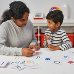 Набор карточек с буквами цифрами знаками IKEA UNDERHALLA (УНДЕРХОЛЛА), 64 шт