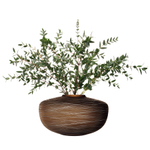 Ваза boulder, 17,5 см, коричневая