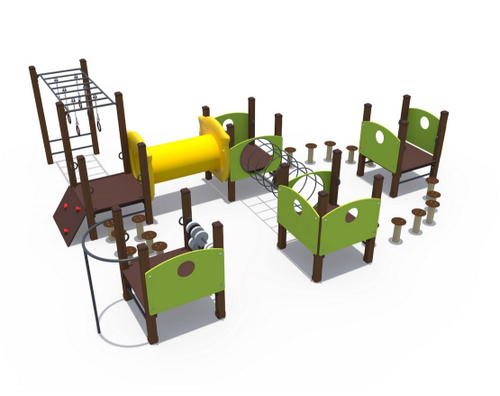 Спортивный комплекс (пеньки) ДСК 04404