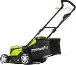 Газонокосилка аккумуляторная GREENWORKS G24X2LM41K2x 24V, 41 см  2512607UD