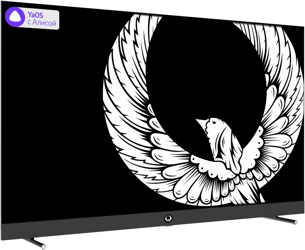 Телевизор Qwatt Q55YKS-MB 140 см черный