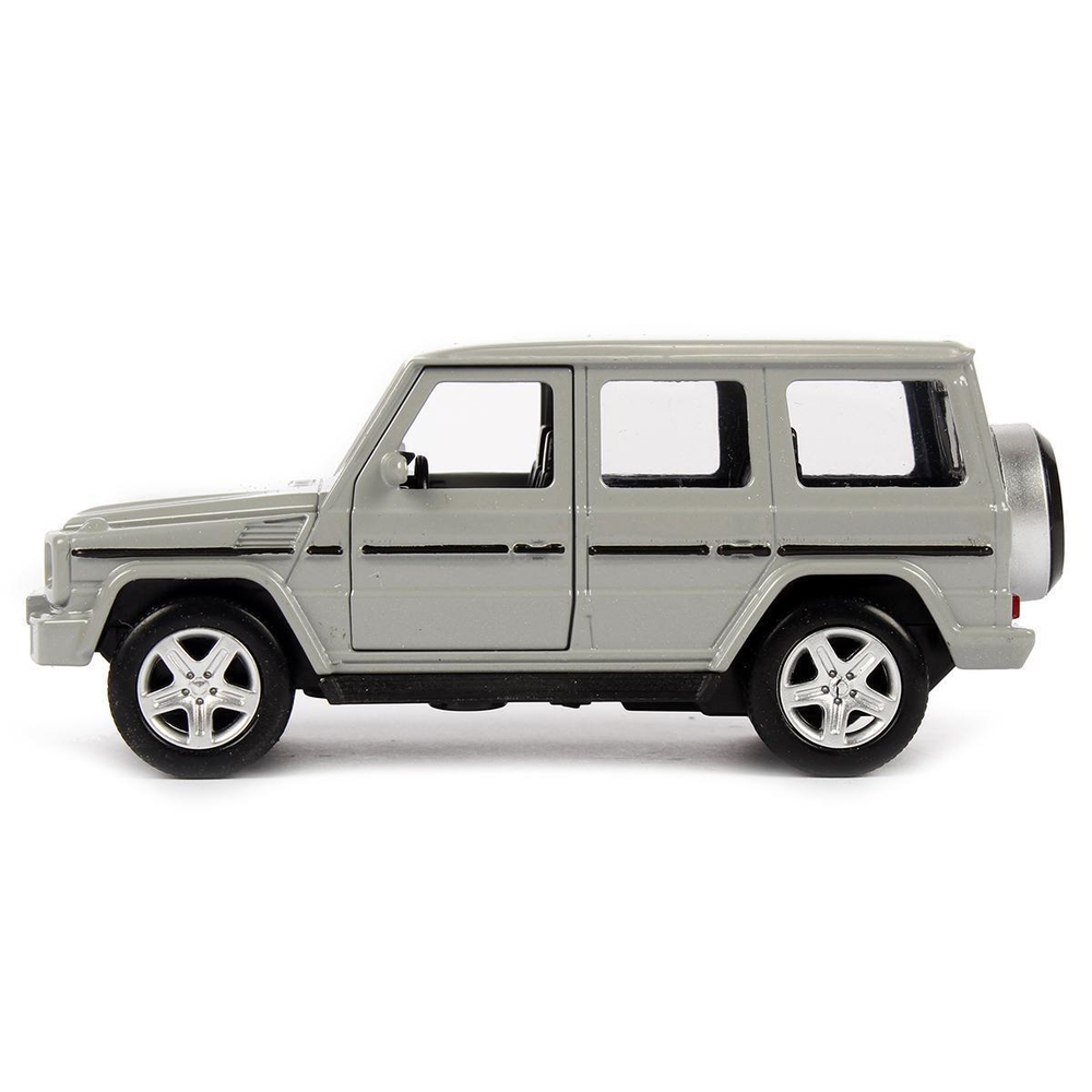 Модель ин. мет. "Mercedes-Benz G-class" 12см, двери, багажн, темно-серый, коробка GCLASS-12-GY (Технопа