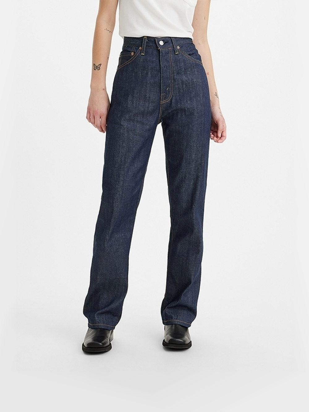 Женские прямые джинсы с завышенной талией Levi's 701 LVC 1950s 50701-0036