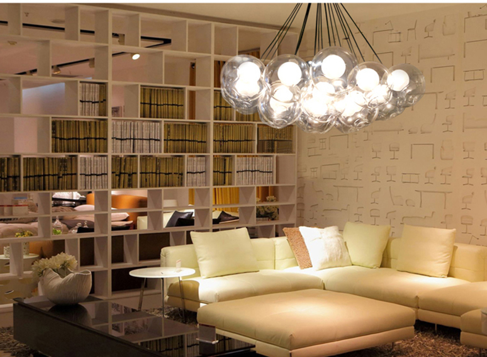 Pendant design lamp  28.7 by Bocci (Clear)