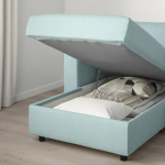 Диван угловой 3-местный - IKEA VIMLE, 322х98/164х83 см, голубой, ВИМЛЕ ИКЕА