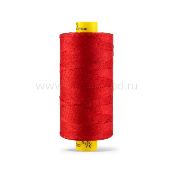 Нитка Gutermann Mara 70 (700 метров), 1 кат., для плотных тканей | 156 красный