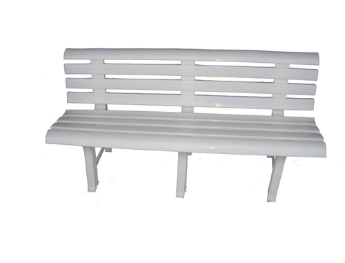Скамья пластиковая  арт.СКП-МТ001 (белая)