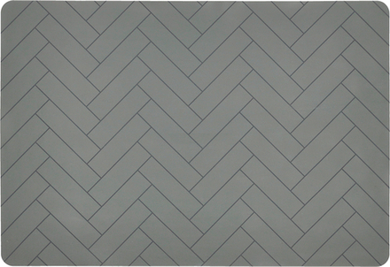Салфетка сервировочная под тарелку S dahl Tiles, прямоугольная, силикон, 48 33 см, зелёная