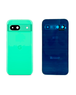 Задняя крышка для Google Pixel 8A Зелёное алоэ (Aloe) со стеклом камеры