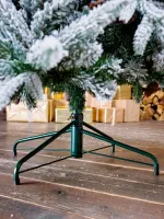 Заснеженная елка с гирляндой встроенной «ile Grande» (Литая+пвх) 210 см / 2,1 м