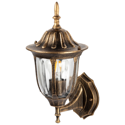 Светильник уличный настенный ЭРА «Галатея» GBW-105-BR-0380 230В Е27 IP54 бронза вверх