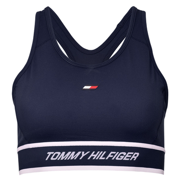ТОП теннисный Tommy Hilfiger Mid Int Tape Bra - Бирюзовый