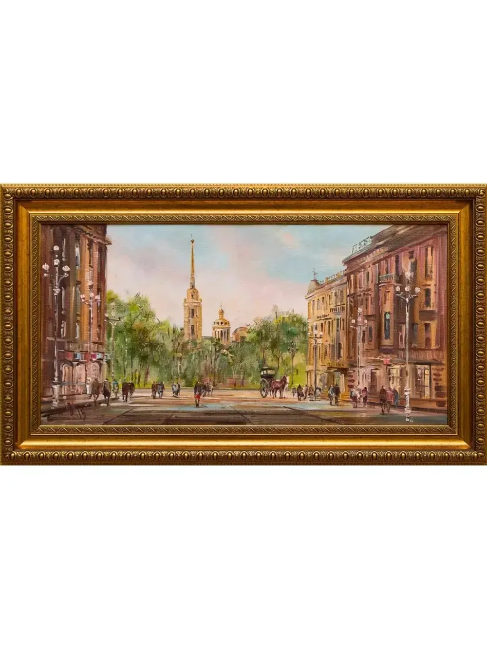 Картина маслом Петропавловская крепость Шеренкова