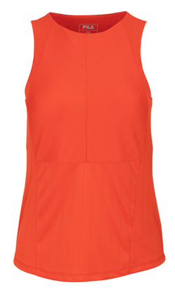 Топ теннисный Fila Ivette - grenadine/limelight