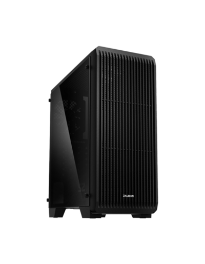ZALMAN S2 TG, ATX, BLACK, TEMPERED GLASS WINDOW, 2x3.5", 2x2.5", 2xUSB2.0, 1xUSB3.0, FRONT 2x120mm