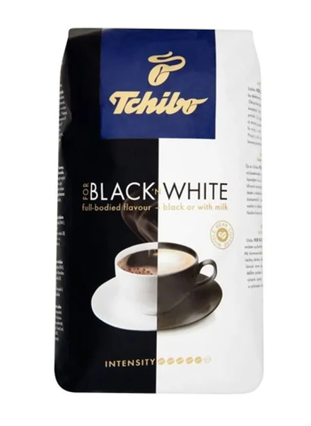 Кофе в зернах Tchibo Black And White, 1 кг (Чибо)