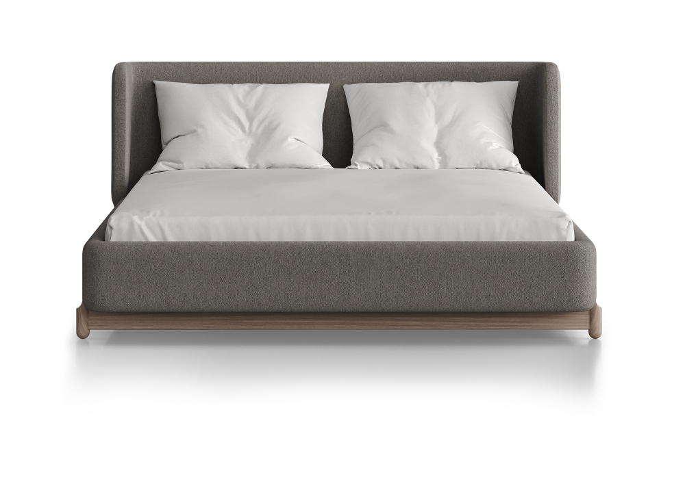 Кровать Basic спальное место 140*200 см (капучино, твид)