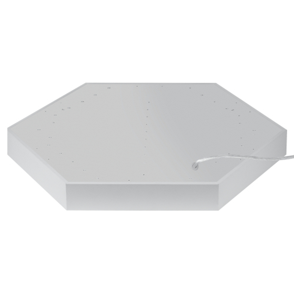 Светильник LED ЭРА Geometria SPO-122-W-40K-066 Hexagon 66Вт 4000К 5300Лм 800*800*80 белый подвесной драйвер внутри