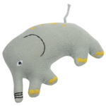 Погремушка из хлопка Слоник lou из коллекции tiny world 14х8 см