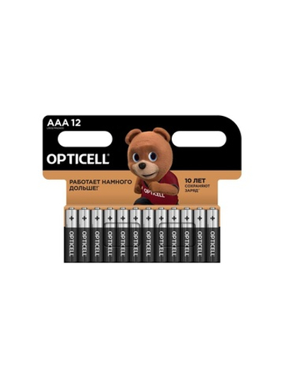 Элемент питания алкалиновый AAA/LR03 (блист.12шт) Basic Opticell 5051011/6051011