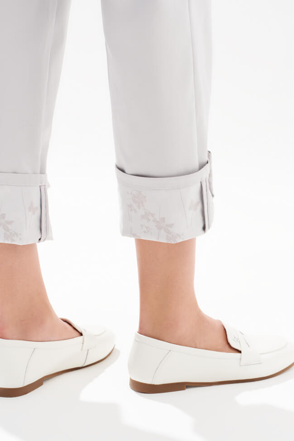 31335 Брюки женские (светло-серый джинс)