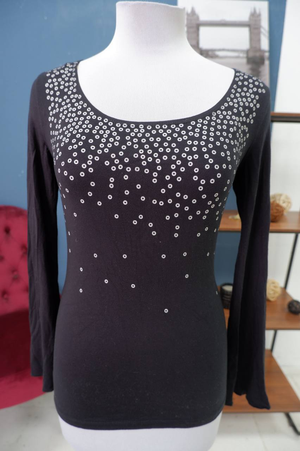 Джемпер "Панинтер" с принтом 46 размер