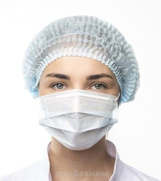 Шапочка шарлотта ц.белый (уп.100 шт)