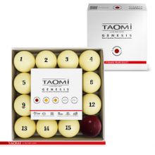 Шары TAO-MI GENESIS 68 мм Бордовый биток