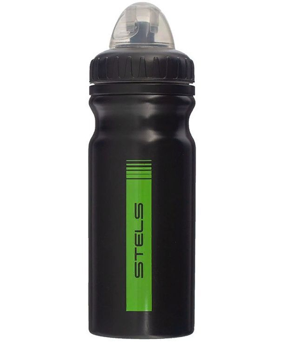 Фляга пластиковая для питьевых продуктов STELS, 680мл CB-1580A-1, черный,арт.550009