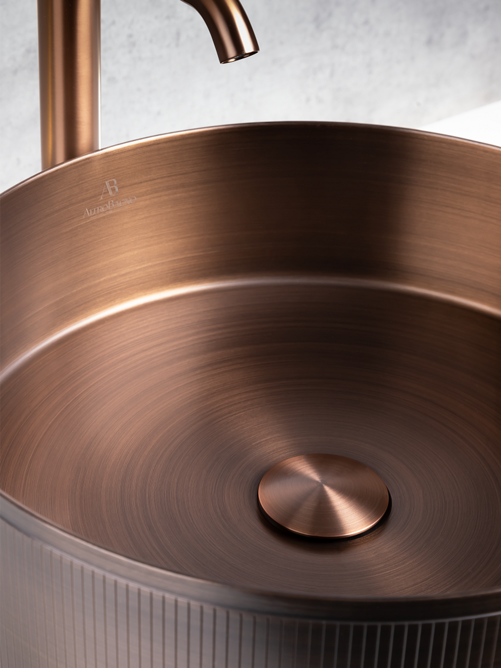 Раковина AltroBagno Costoso 001008 BrAn из нержавеющей стали