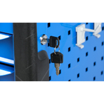 NORDBERG (T5P(B))Тележка инструментальная, 5 выдвижных ящиков, с системой защиты от опрокидывания, синяя