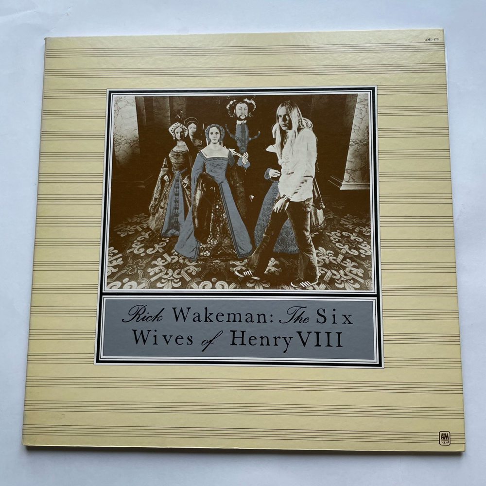 Винтажная виниловая пластинка LP Rick Wakeman The Six Wives Of Henry VIII (Япония 1974) (Без Оби)