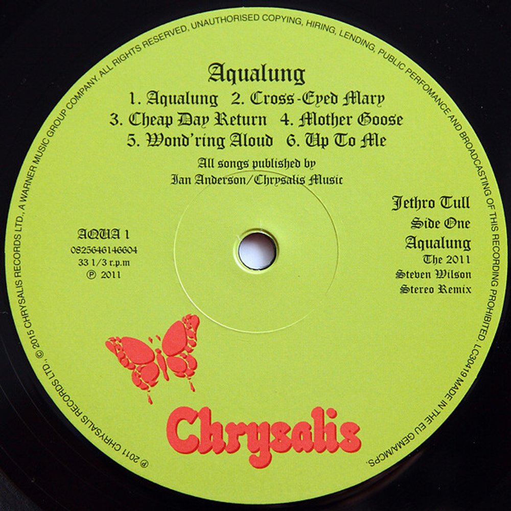 Jethro Tull / Aqualung (The 2011 Steven Wilson Stereo Remix)(LP)