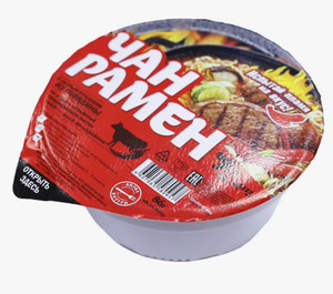 ЛАПША БЫСТРОГО ПРИГОТОВЛЕНИЯ ДОШИРАК ЧАН РАМЁН СО ВКУСОМ ОСТРОЙ ГОВЯДИНЫ 86ГР