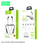 Спортивные наушники Bluetooth DENMEN DL01 (черный)
