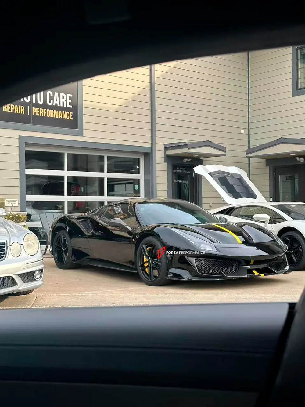 Обвес переделка для Ferrari 488 Spider 2015-2020 переделка в 488 Pista 2018-2020 Феррари