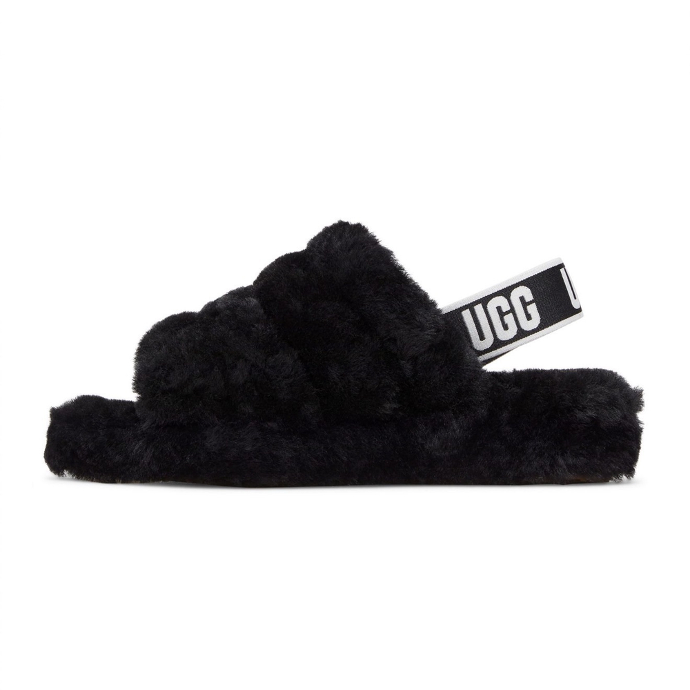 UGG Fluff Yeah Slide Black