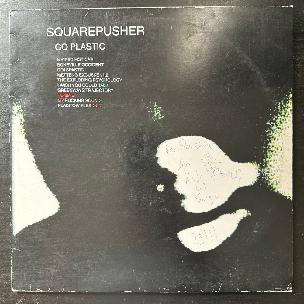 Squarepusher - Go Plastic 2LP (Англия 2001г.)