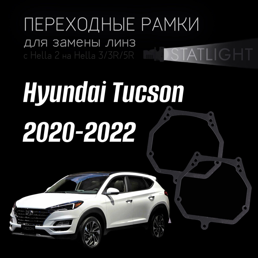 Переходные рамки для замены линз на Hyundai Tucson 2020-2022