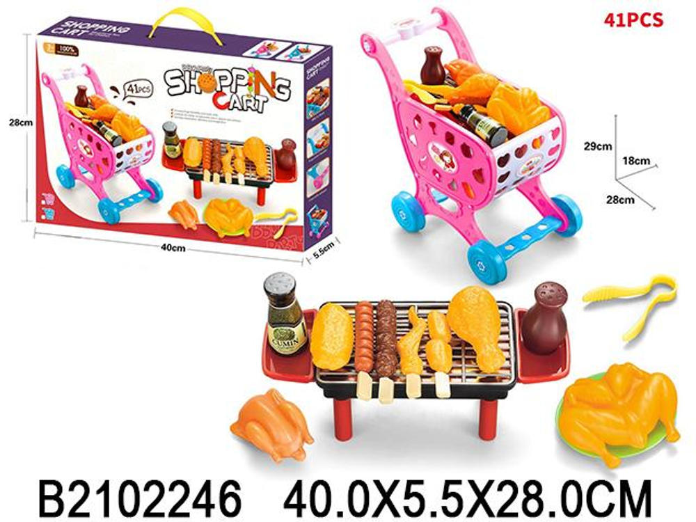 Набор продуктов, тележка 1068-2