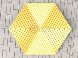 Лежак HEXAGON 02