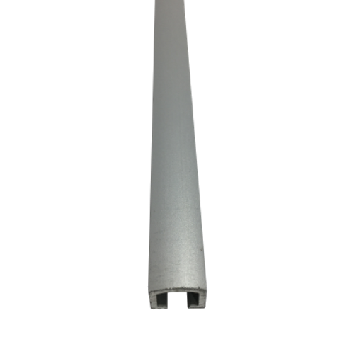 Фриз овальный  9*8мм "DO-3" 3м Серебро мат. П-обр. д/плитки анод. алюм.