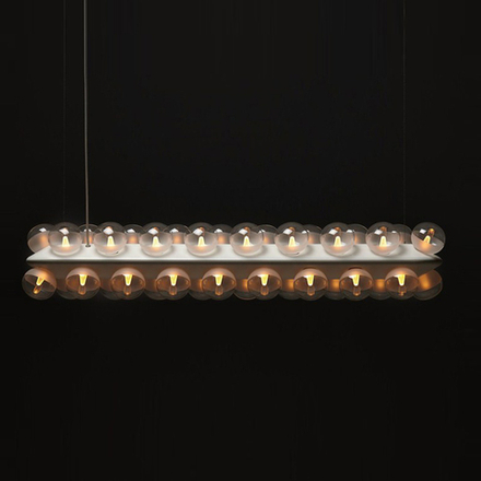Pendant design lamp  Prop Light double horizontal by Moooi
