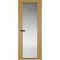 Алюминиевая дверь 2AGP золото стекло прозрачное