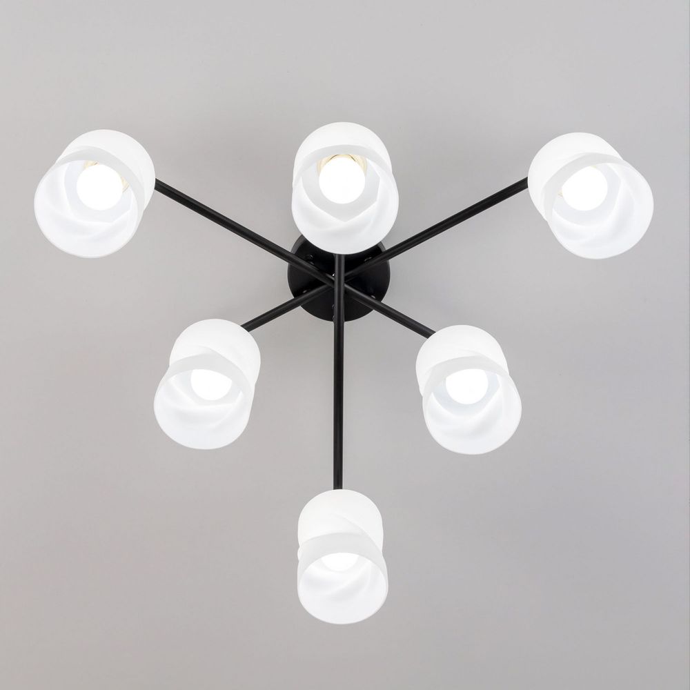 Citilux Нильс CL132165 Люстра потолочная Чёрная