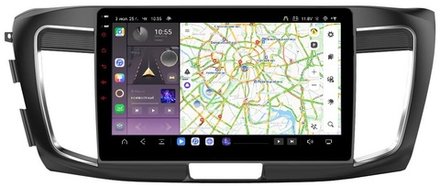 Магнитола для Honda Accord 9 2013-2015 (CR2) - Carmedia OL-1642 QLed, Android 13, TS20, CarPlay, SIM-слот