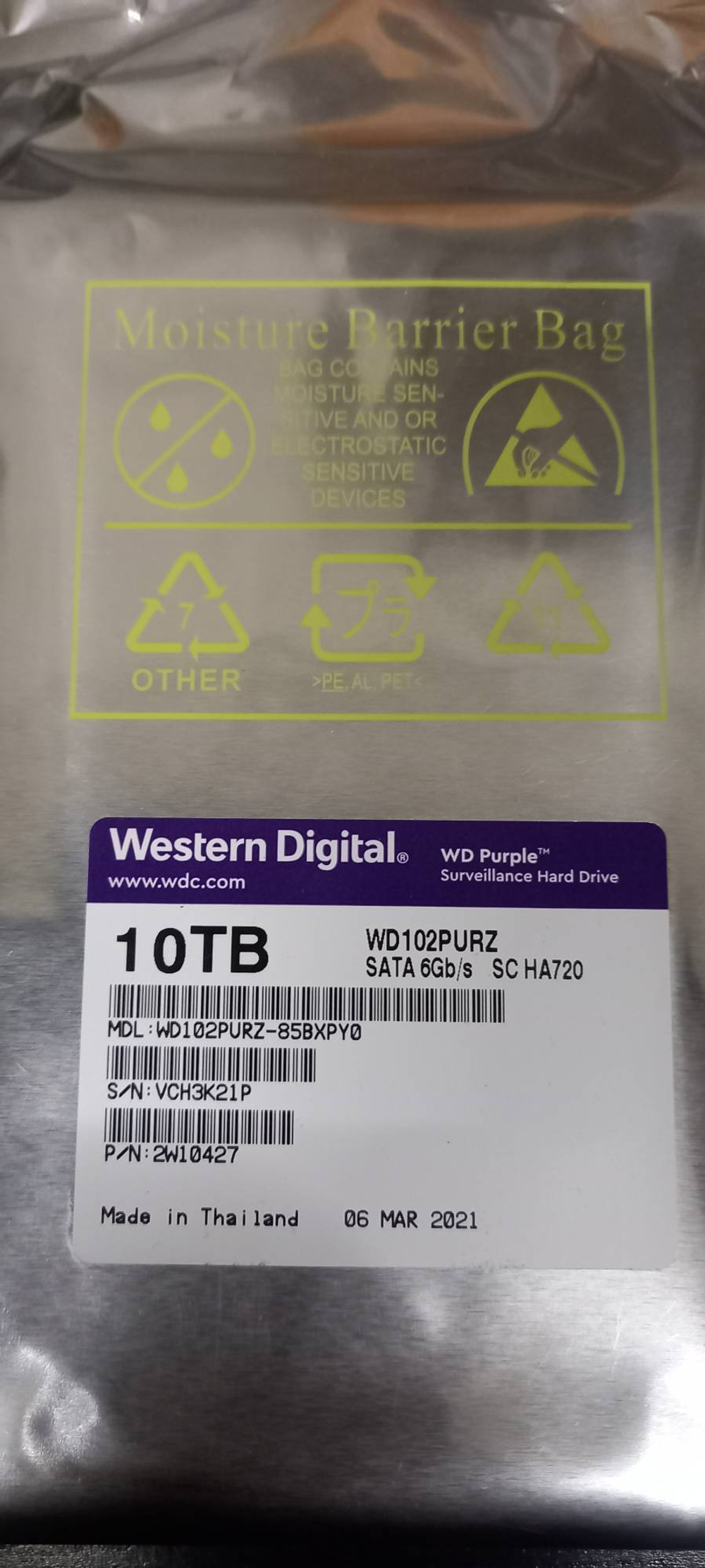 Жесткий диск 10Tb WD Purple